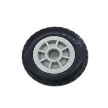 8 Inch Heavy Duty Swivel Caster Wheel Silent Solid Rubber Industrial Replacement for Smooth Mobility