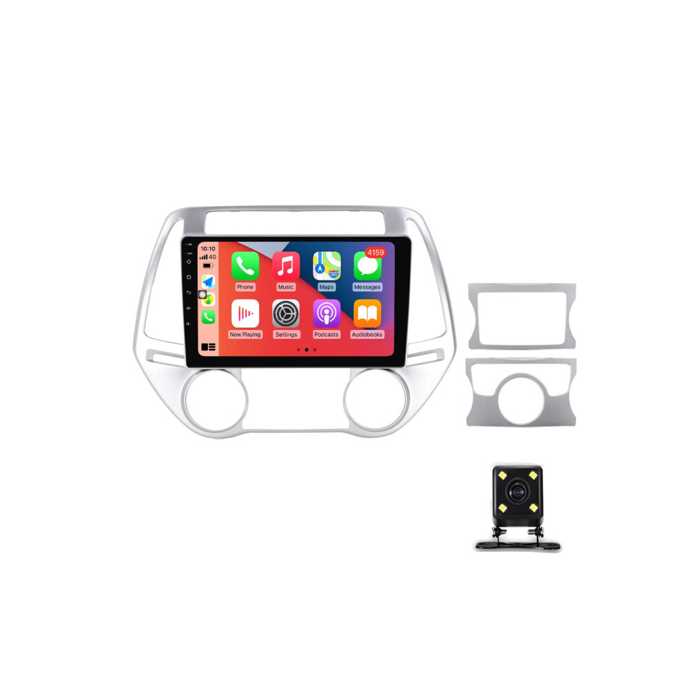 Android Car Stereo For Hyundai I20 2012Â2014, 9ÂInch Ips Touchscreen Bluetooth Car Radio With Gps, Carplay, 4G, Backup Camera 9351714617338