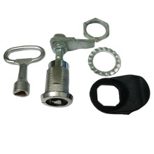 Cabinet Cam Lock 816A with Key, Adjustable Telescopic Height, Secure Triangle Key for Electrical Enclosure