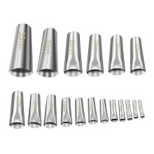 18pcs Stainless Steel Caulking Nozzle Set for Precise Sealant Finishing and Smooth Edges