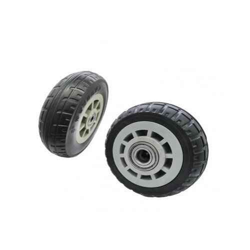 8 Inch Heavy Duty Swivel Caster Wheel Silent Solid Rubber Industrial Replacement for Smooth Mobility 2