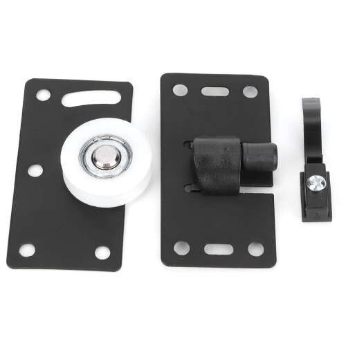 Sliding Door Roller Wheels Set Cold Rolled Steel Rust Resistant Smooth Silent Rolling for Wardrobe Closet