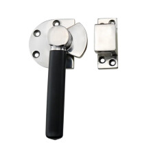 Stainless Steel Left Hand Container Door Latch with Tight Rotating Closure for Refrigerated Door
