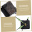 Silent Quartz Clock Movement Kit with Luminous Hands, Battery Powered DIY Replacement for Wall Clock 5