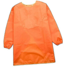 (S, Orange) Children's Painting Smock,children's Apron,bib Blue, S - Ri