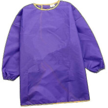 (M, Purple) Children's Painting Smock,children's Apron,bib Blue, S - Ri