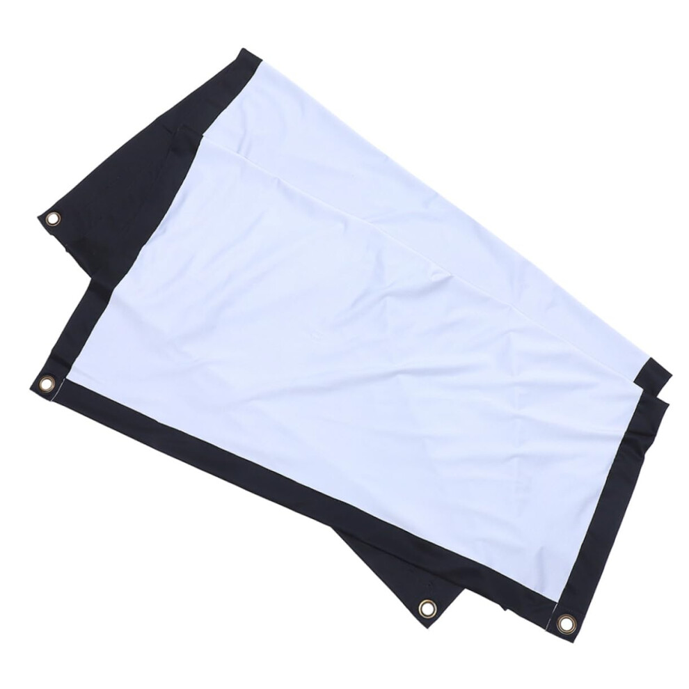 Foldable Retractable Projector Screen With Quick Setup Hooks And Large Viewing Area For Outdoor Movies And Home Theater 9330225472254