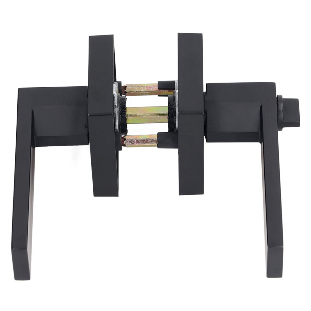 Black Door Lever Handle Zinc Alloy And Brass, Easy Diy Install, Modern Interior Passage 35Â50Mm 9771547990406