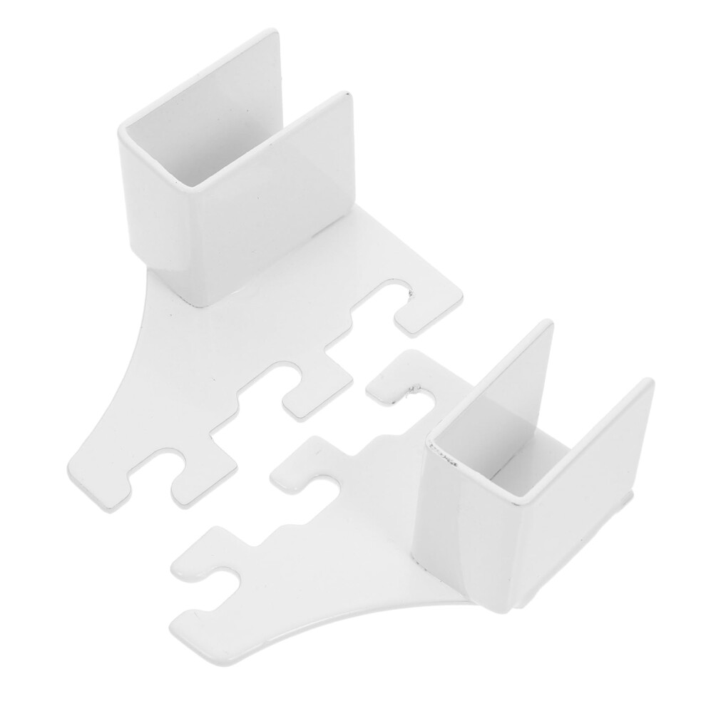 2Pcs Stainless Steel Cabinet Shelf Support Clips With Selflocking Secure Hold And Adjustable Brackets 9771547990529