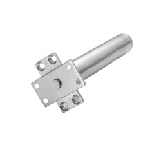Heavy Duty Stainless Steel Concealed Door Closer for Wooden Doors Silver Automatic Buffer Spring Chain Design