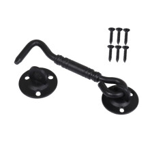 Stainless Steel Barn Door Hook Latch Lock for Gates and Sheds, CorrosionResistant, Easy Installation