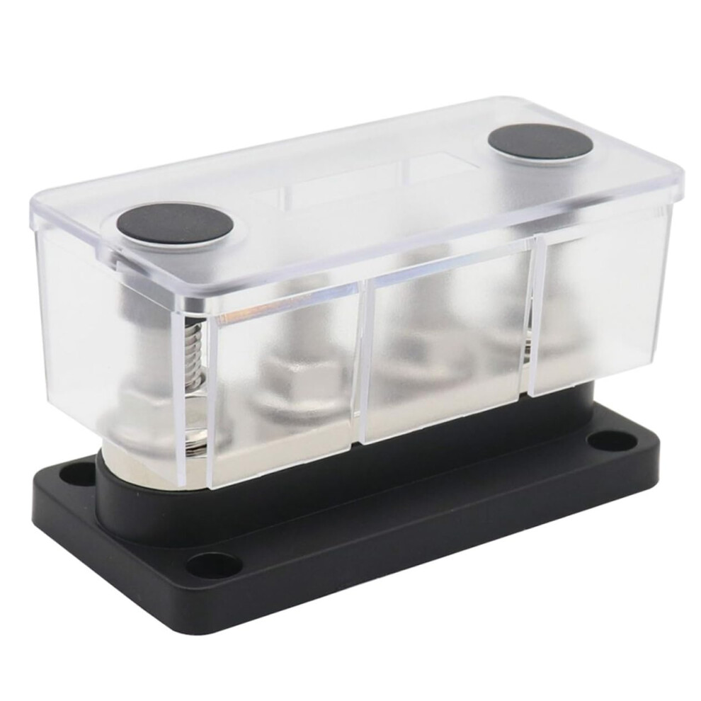 300A Power Distribution Block With Cover, Heavy Duty Bus Bar Terminal Block For Rv, Boat, Automotive Wiring 9351714617963