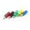 5pcs Pure Copper 4mm Banana Plug Connector Speaker Binding Post Panel Mount Audio Terminal Black 4