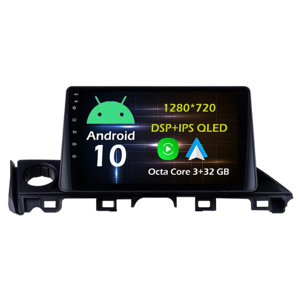 Android 10 Car Stereo For Mazda Mpv 2006Â2018, 9'' Ips Touchscreen Radio With Gps, Carplay, Android Auto, Bluetooth 9351714618069