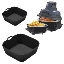 2 St Silikonfoder för   FN101GY Air Fryer Återanvändbar Air Fryer Gryta Ugnsfoder Fritös Delar A