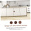 Solid Wood Cabinet Door Knobs Dark Brown Finish, Smooth Ergonomic Grip, Minimalist Chic Design Duo Pack 4