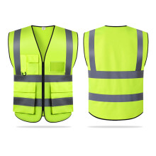 Safety Vest XXL Visibility Reflective Work Vest with Pockets and Zipper for Men and Women