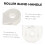 Roller Blind Handle Replacement Easy Grip Durable Plastic Pull Handle for Universal Blinds 3
