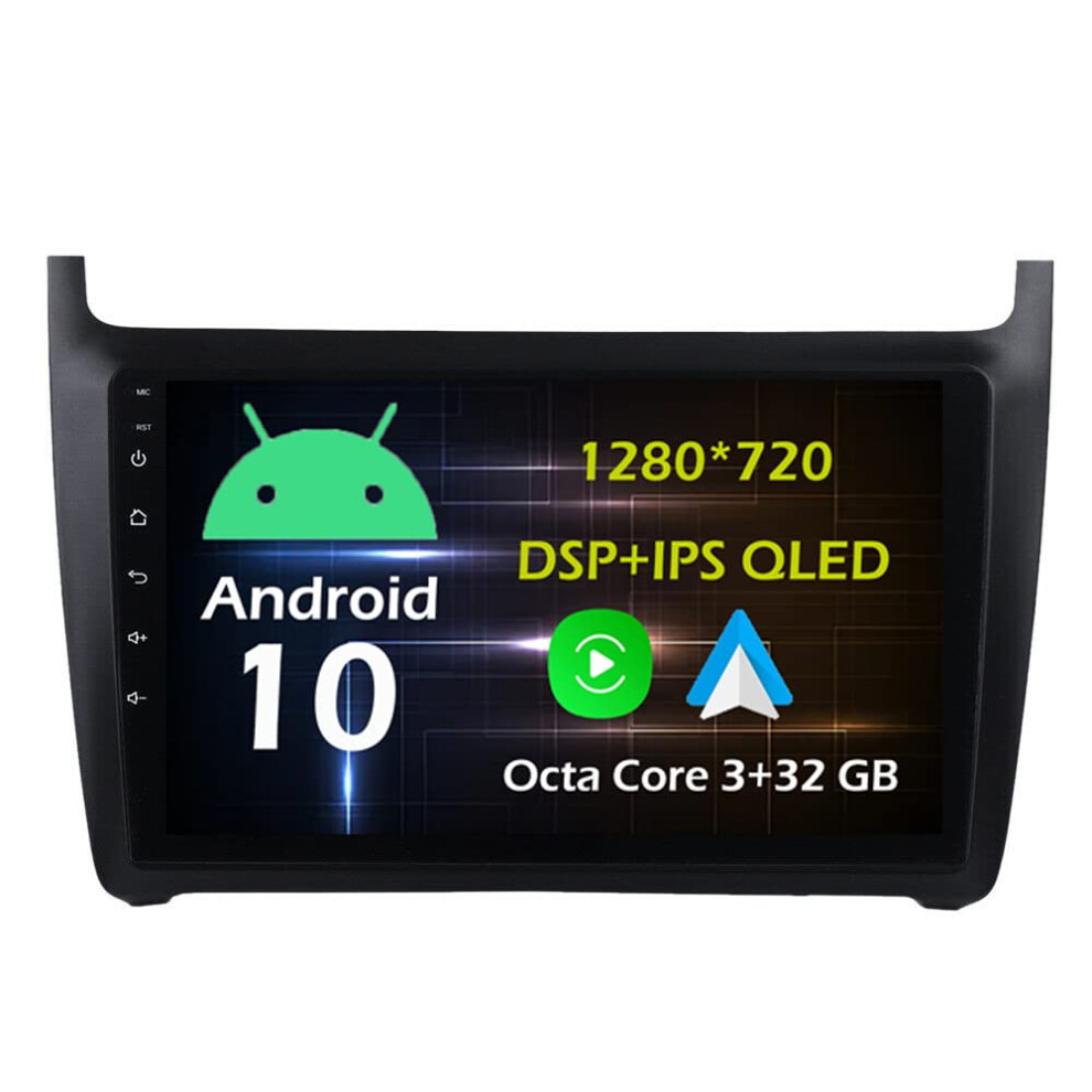 9 Inch Android 10 Car Stereo For Vw Polo 2008Â2020 With Gps Navigation Carplay Android Auto Dsp 4G Wifi 9351714618229