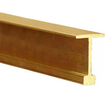 Brass Transition Strip 100cm Door Threshold Trim with Brushed Finish, Smooth Floor Edge Protection