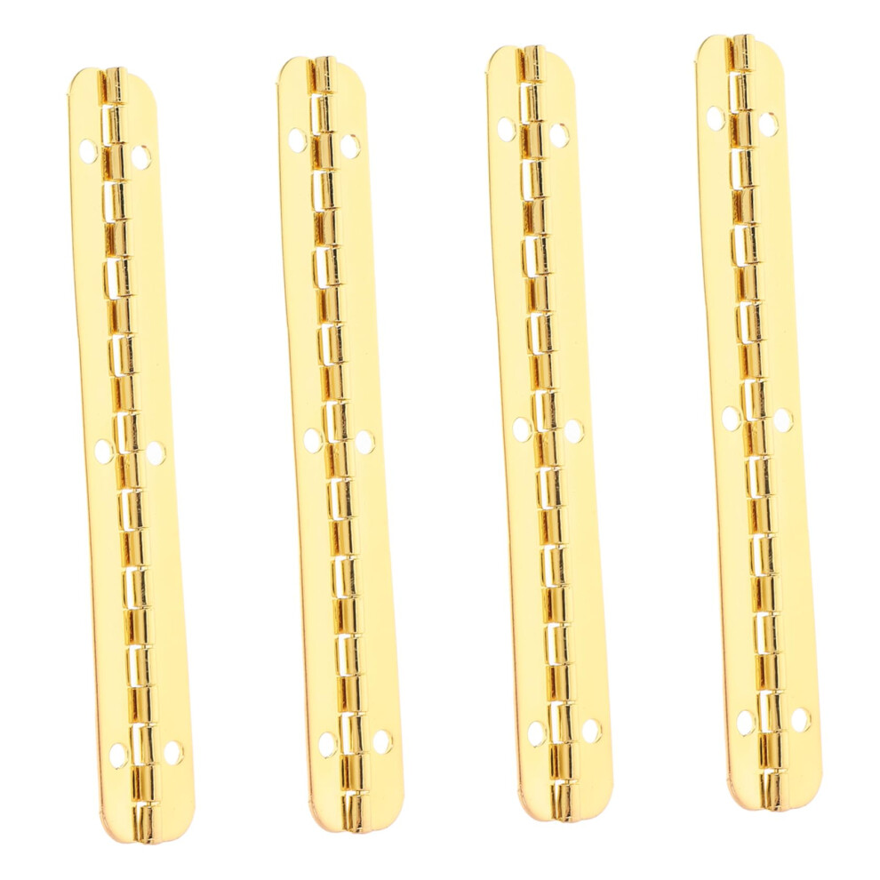 4Pcs Small Decorative Gold Hinges For Wooden Boxes, Smooth Quiet Operation, Easy Secure Installation 9073542141181
