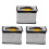 Fireproof Lithium Battery Storage Bag with Secure Zip Closure and Durable PVC Fiber 1
