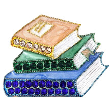 Versatile Unisex Brooch Enamel Rhinestones Craft Lightweight-1