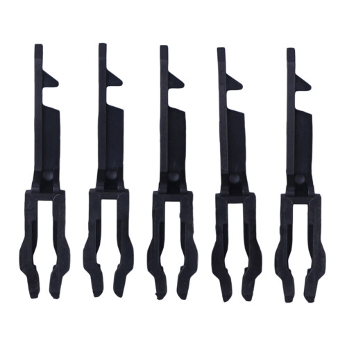 Set van 5 glasbreuk reset sleutels Premium plastic-Zwart