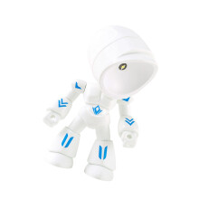 Petite veilleuse Robot compagnon à détection de lumière,-Blanc
