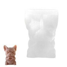 Pet Lover Silicone Bulldog Candle Mould DIY Crafting For-9