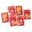 6Pcs Chinese Blessing Red Envelopes 2026-Good persimmon happe 1
