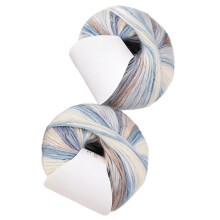 2Pcs Gradient Dyed Cotton Knitting Yarn for Scarves-YT01