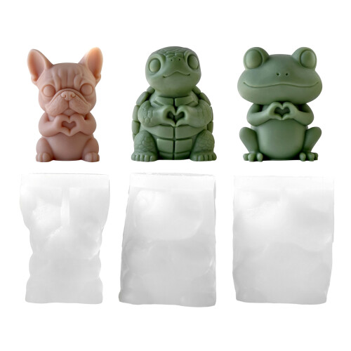 Bulldog Styles Candle Making Mould Silicone for Creating-8 1