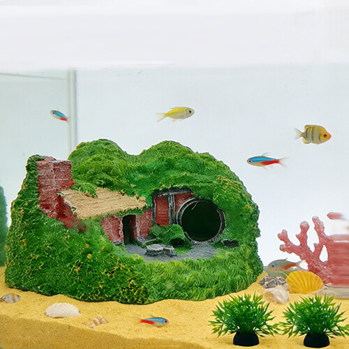 Aquarium Miniature Decorations Tree House Craft Terrarium 1