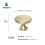 20 Pack 1.25 Inch Brushed Gold Cabinet Knobs, Modern Round Gold Knobs for Kitchen Drawers 4