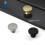 20 Pack 1.25 Inch Brushed Gold Cabinet Knobs, Modern Round Gold Knobs for Kitchen Drawers 5