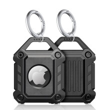Keychain Holder for AirTag 2 Pack, Impact‑Resistant Hard Case with Secure Key Ring for Keys and Bags