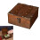 Handcraft Wood Storage Box Lock For Valuables-sunset red 3