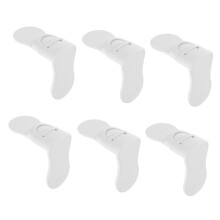 Baby Safety Locks 6 Pack Child Proof Cabinet Door Lever Latch Set for Refrigerator and Drawer