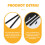 2pcs Side Mount Drawer Slides Hidden Mount Soft Close Full Access Durable Cabinet Hardware 4