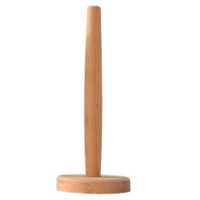 Bamboo Toilet Paper Holder with Dual Mounting Design, Tool Installation and Natural Finish