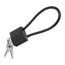 Heavy Duty Keyed Padlock for Lockers Weatherproof Metal Security Lock for Gym and School