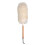 Cleaning Duster with Solid Wooden Handle, Compact Household Dust Brush, Lightweight and Easy Storage 1