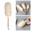 Cleaning Duster with Solid Wooden Handle, Compact Household Dust Brush, Lightweight and Easy Storage 4