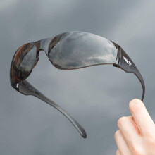 Wraparound Safety Glasses 10 Pairs Impact Resistant Smoke Lens Black Frame for Work and Outdoor