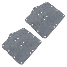 Hard Hat Sweatband Liner Cotton Pads Pack of 6 Grey Quick Sweat Absorption Washable Reusable