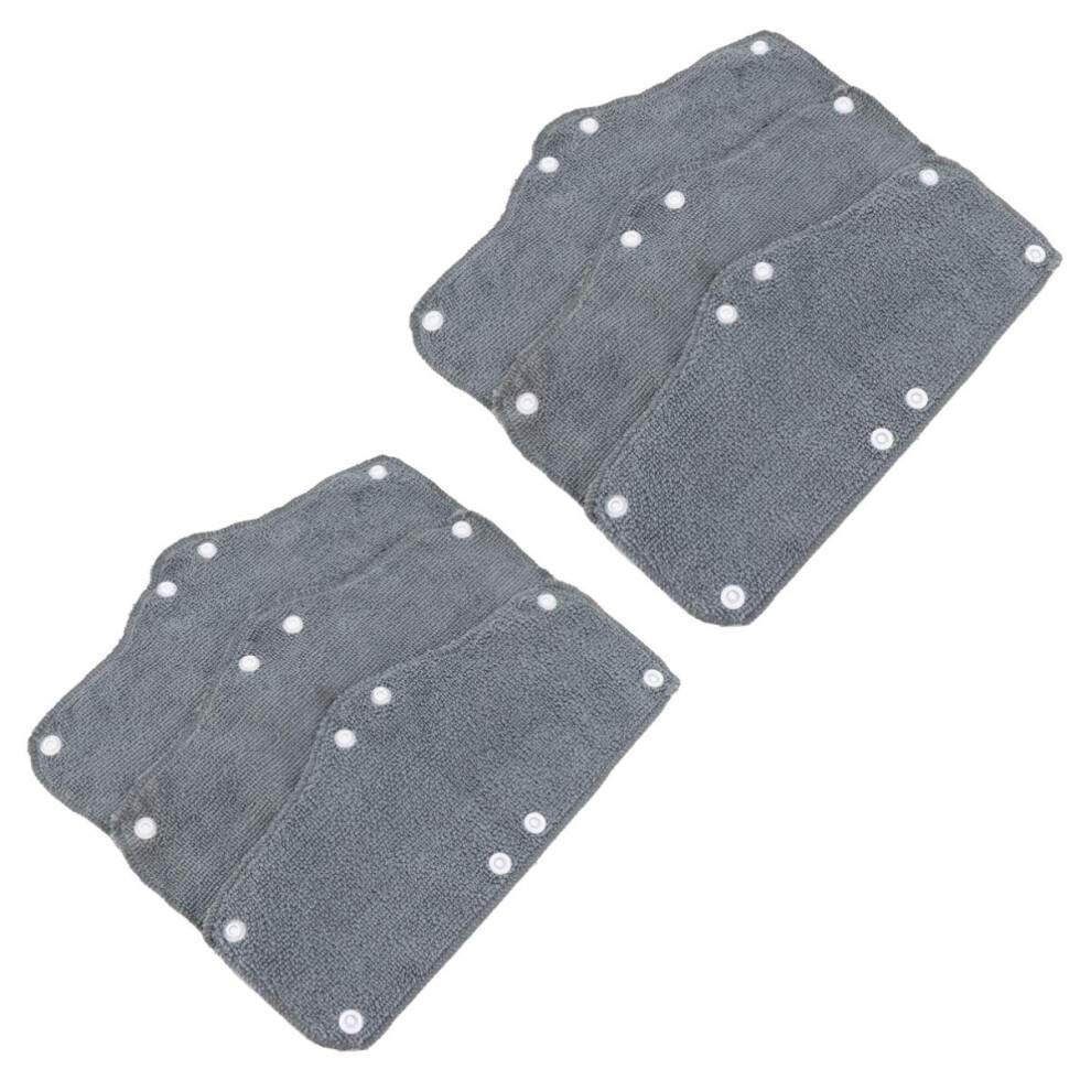 Hard Hat Sweatband Liner Cotton Pads Pack Of 6 Grey Quick Sweat Absorption Washable Reusable 9330225473824