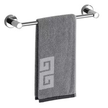 Stainless Steel Towel Rack 39.4 Inch Wall Mounted Bathroom Towel Bar Silver Rust‑Resistant Space‑Saving Design
