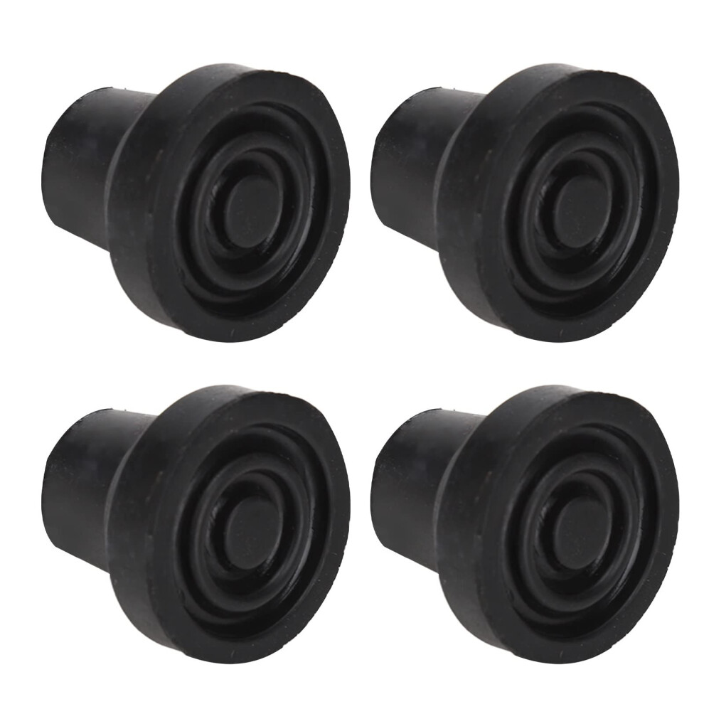 Walking Cane Tips 16mm Anti Slip Rubber Replacement with Enhanced Traction Grip and Noise Reduction