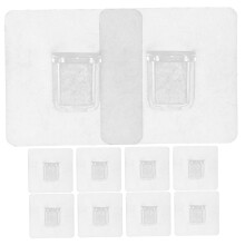10pcs No Drill Cabinet Shelf Pegs Heavy Duty Plastic Shelf Support Clips for Kitchen and Bathroom
